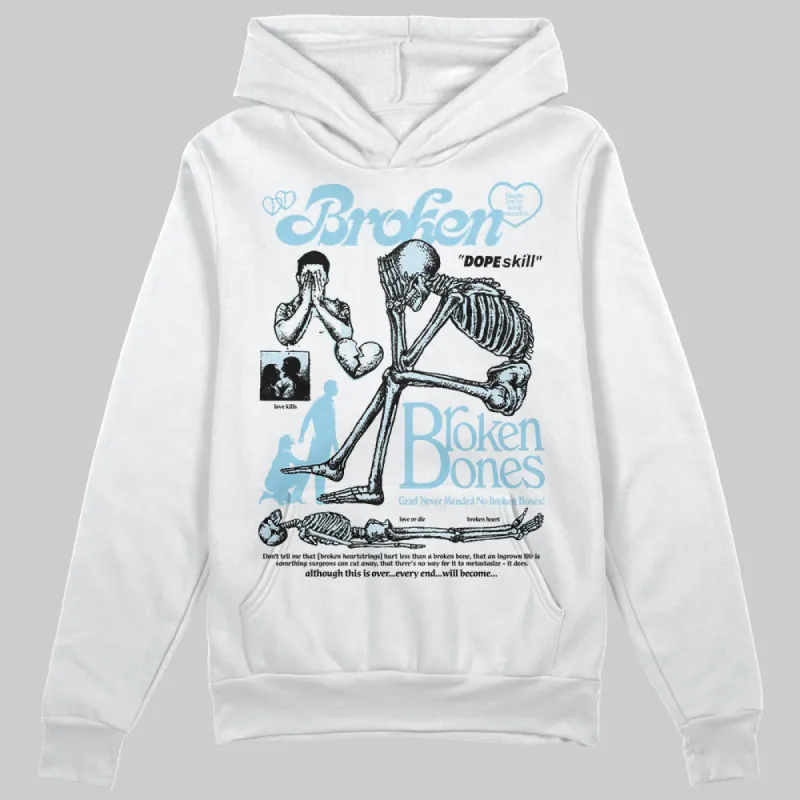 Knu Stack Vintage Satin Dream Blue DopeSkill Hoodie Sweatshirt Broken Bones Graphic sold by DopeSkill