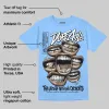 Knu Stack Vintage Satin Dream Blue DopeSkill Blue T-shirt The Mouth With No Droughts Graphic sold by DopeSkill