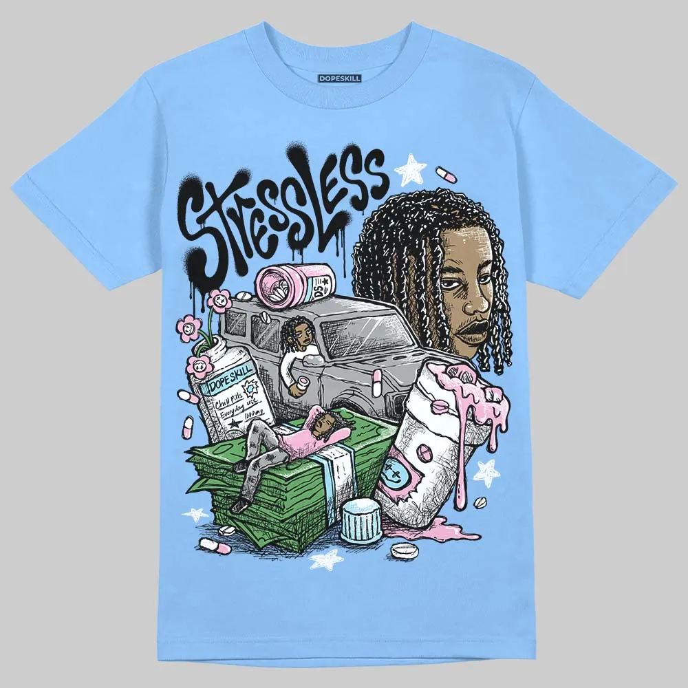 Knu Stack Vintage Satin Dream Blue DopeSkill Blue T-shirt Stressless Graphic sold by DopeSkill