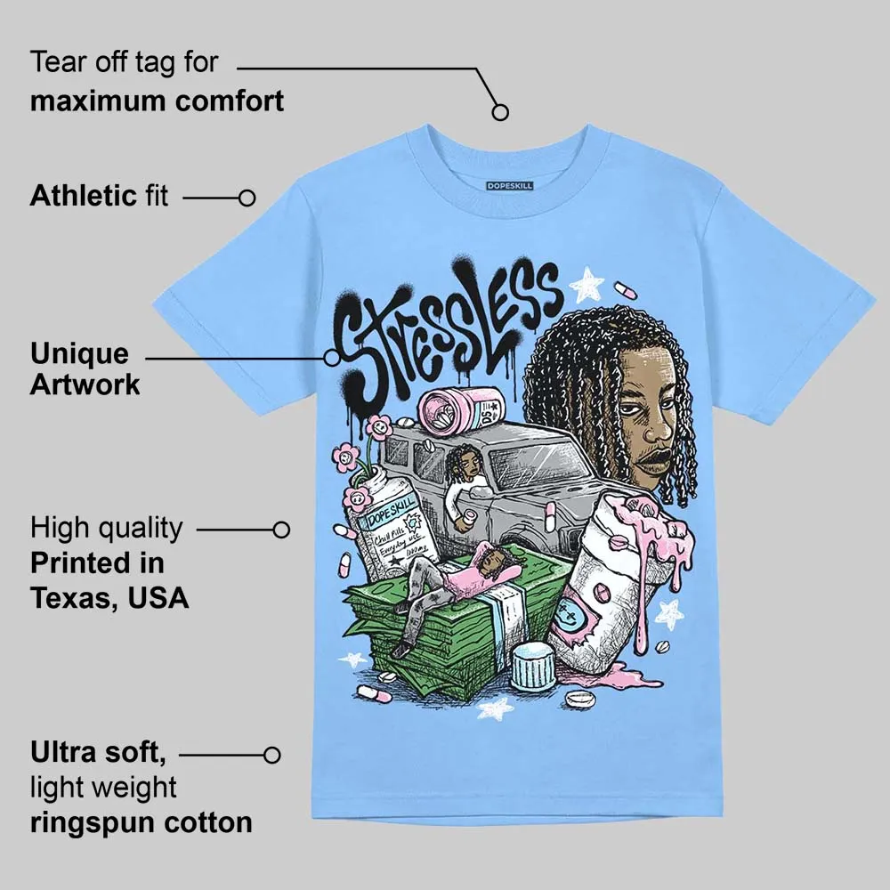 Knu Stack Vintage Satin Dream Blue DopeSkill Blue T-shirt Stressless Graphic sold by DopeSkill product image thumbnail 2