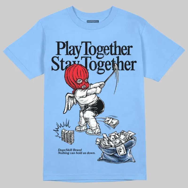 Knu Stack Vintage Satin Dream Blue DopeSkill Blue T-shirt Play together, Stay together Graphic sold by DopeSkill