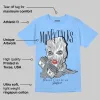 Knu Stack Vintage Satin Dream Blue DopeSkill Blue T-shirt Money Talks Graphic sold by DopeSkill