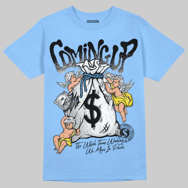 Knu Stack Vintage Satin Dream Blue DopeSkill Blue T-shirt Money Bag Coming Up Graphic sold by DopeSkill