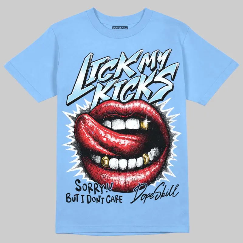 Knu Stack Vintage Satin Dream Blue DopeSkill Blue T-shirt Lick My Kicks Graphic sold by DopeSkill