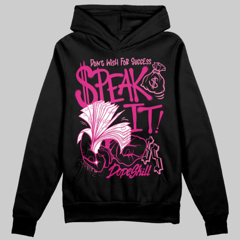 Rick RO Pink Leather Sneakers DopeSkill Hoodie Sweatshirt Speak It Graphic sold by DopeSkill