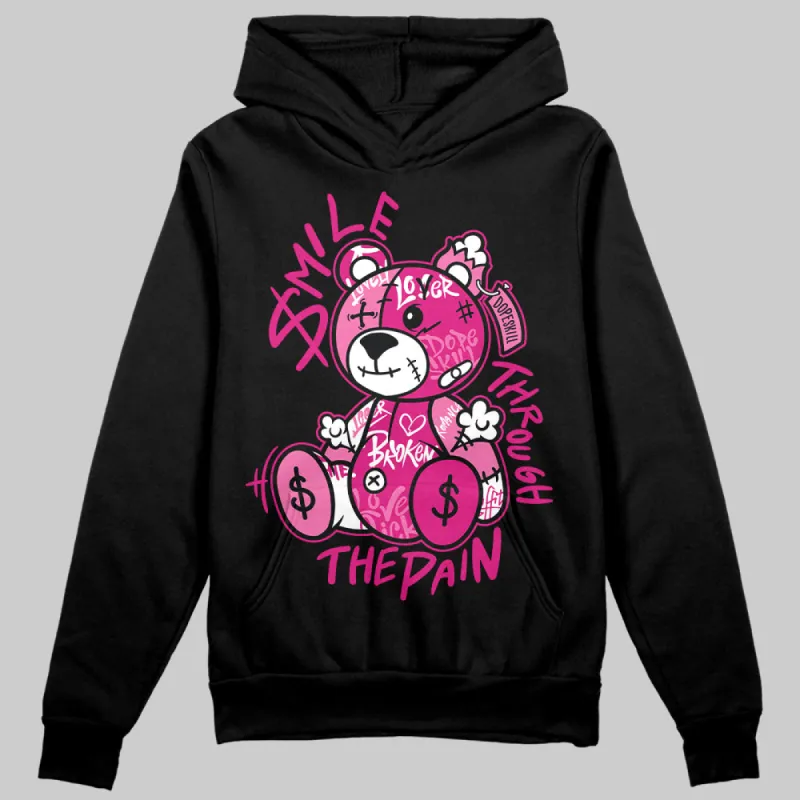 Rick RO Pink Leather Sneakers DopeSkill Hoodie Sweatshirt Smile Through The Pain Graphic sold by DopeSkill