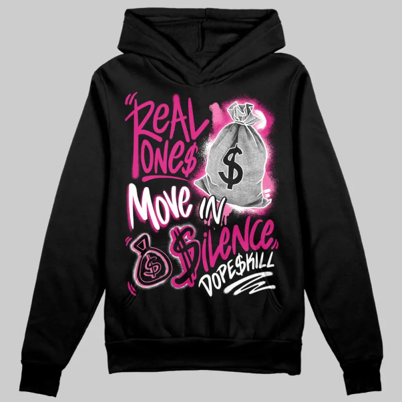 Rick RO Pink Leather Sneakers DopeSkill Hoodie Sweatshirt Real Ones Move In Silence Graphic sold by DopeSkill