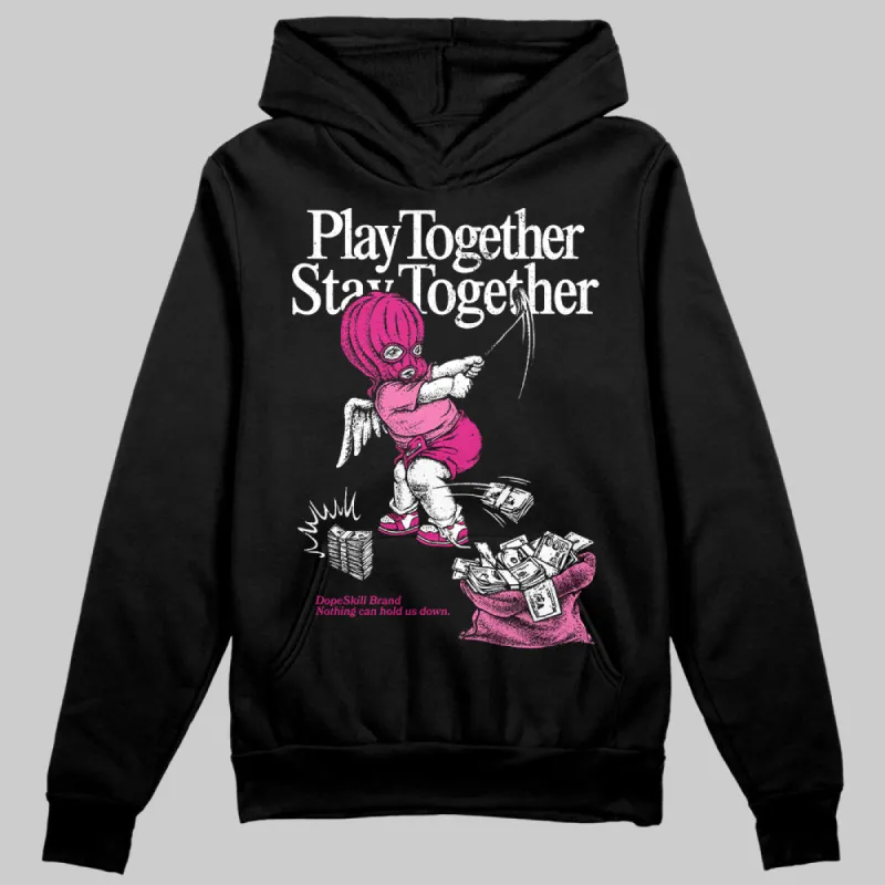 Rick RO Pink Leather Sneakers DopeSkill Hoodie Sweatshirt Play together, Stay together Graphic sold by DopeSkill