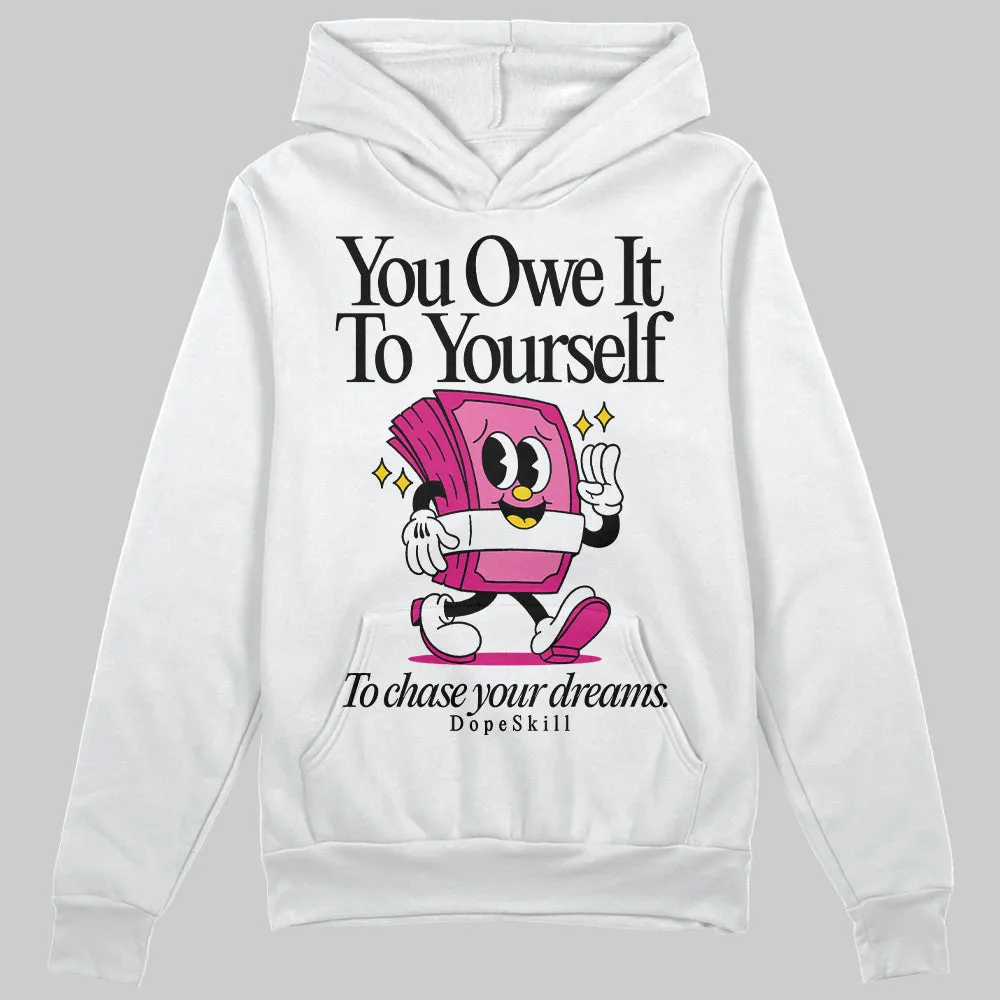 Rick RO Pink Leather Sneakers DopeSkill Hoodie Sweatshirt Owe It To Yourself Graphic sold by DopeSkill product image thumbnail 2