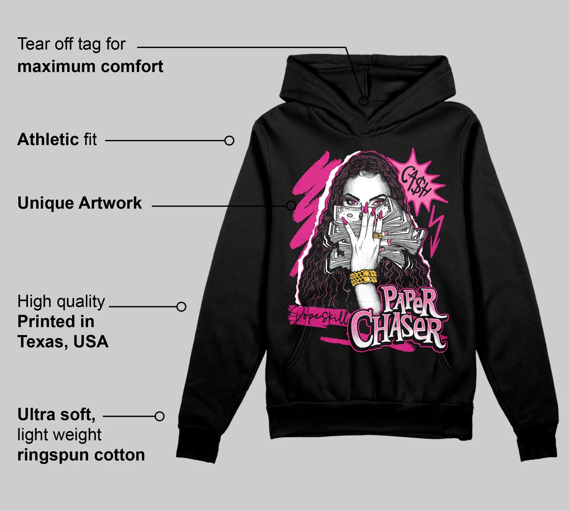 Rick RO Pink Leather Sneakers DopeSkill Hoodie Sweatshirt NPC Graphic sold by DopeSkill product image thumbnail 3