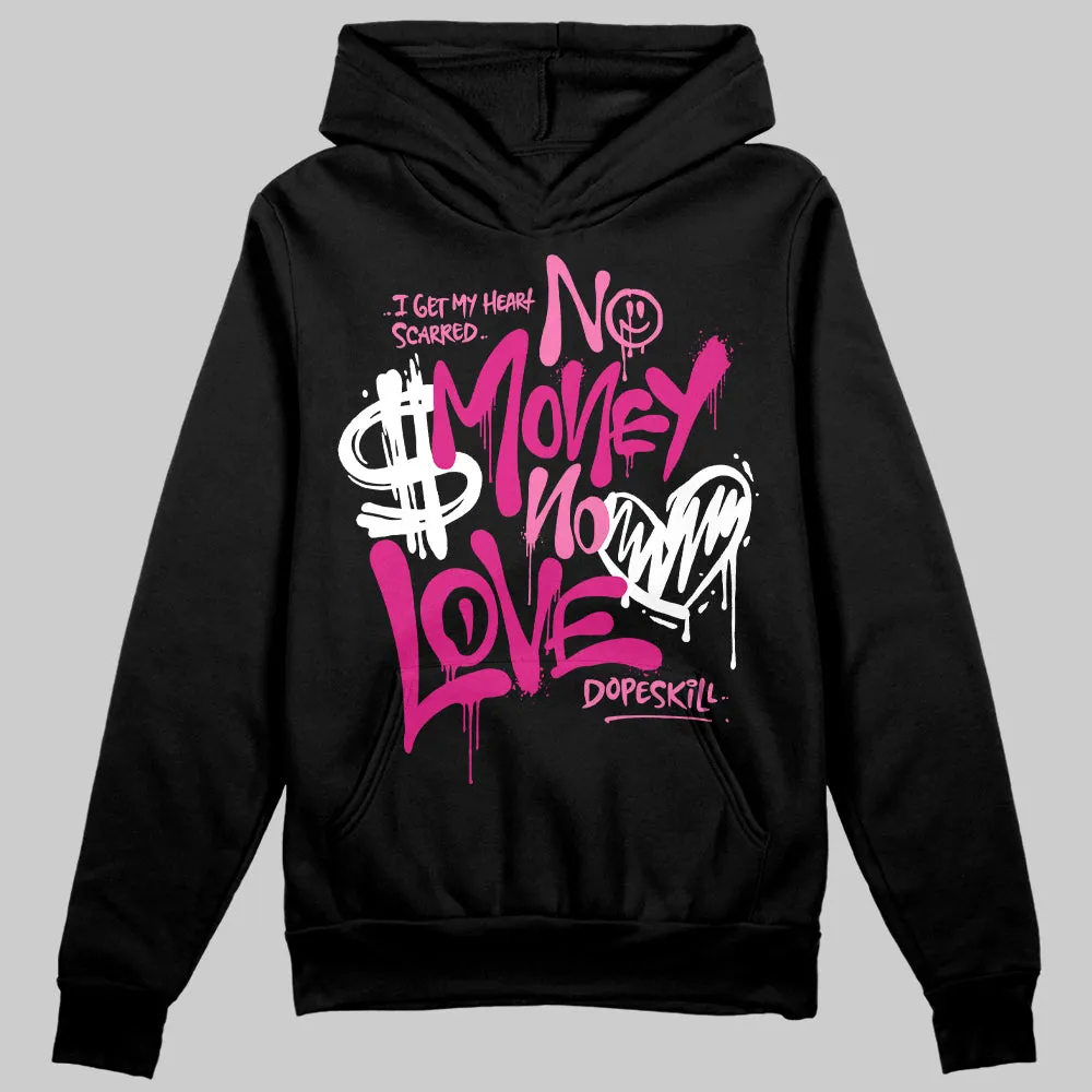 Rick RO Pink Leather Sneakers DopeSkill Hoodie Sweatshirt No Money No Love Typo Graphic sold by DopeSkill