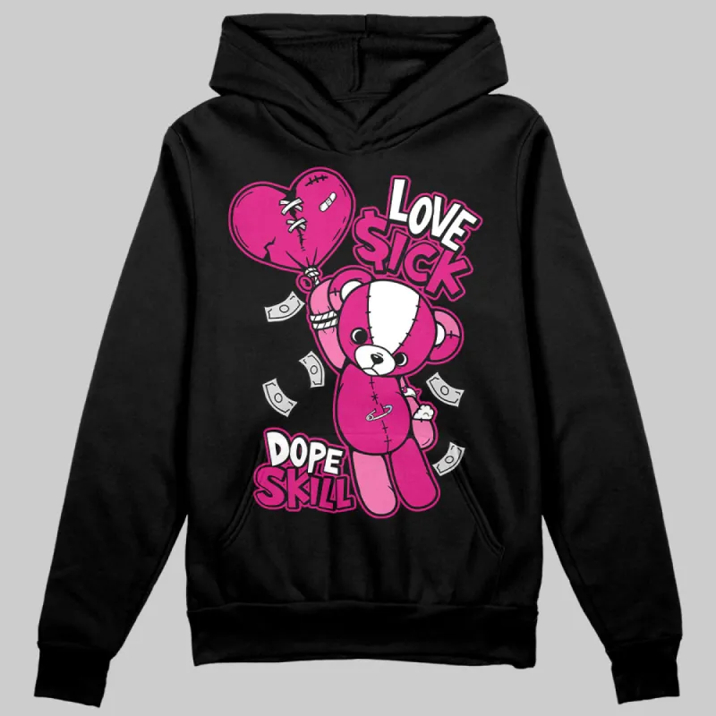 Rick RO Pink Leather Sneakers DopeSkill Hoodie Sweatshirt Love Sick Graphic sold by DopeSkill