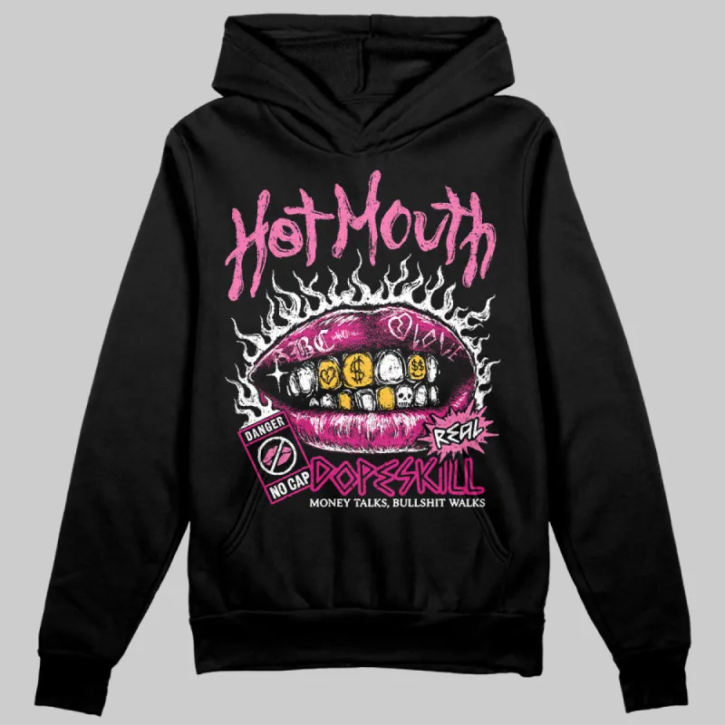 Rick RO Pink Leather Sneakers DopeSkill Hoodie Sweatshirt Hot Mouth Graphic sold by DopeSkill