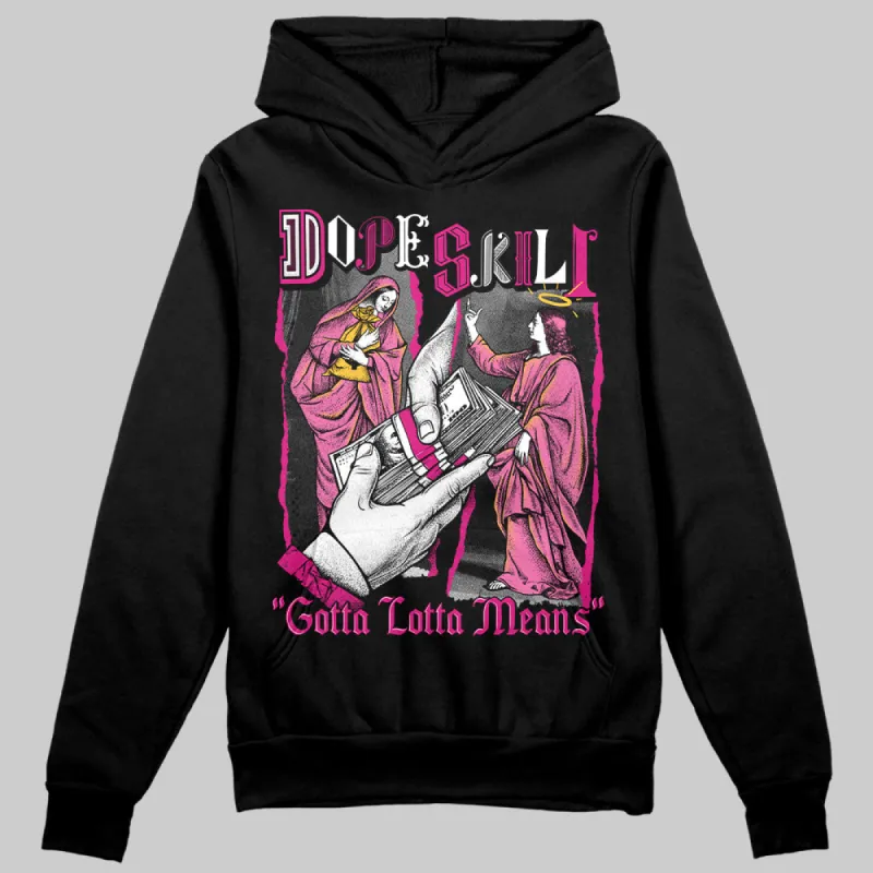 Rick RO Pink Leather Sneakers DopeSkill Hoodie Sweatshirt Gotta Lotta Means Graphic sold by DopeSkill