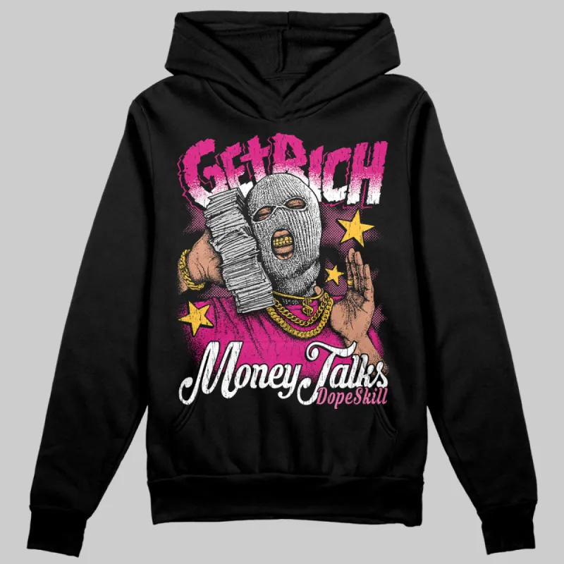 Rick RO Pink Leather Sneakers DopeSkill Hoodie Sweatshirt Get Rich Graphic sold by DopeSkill