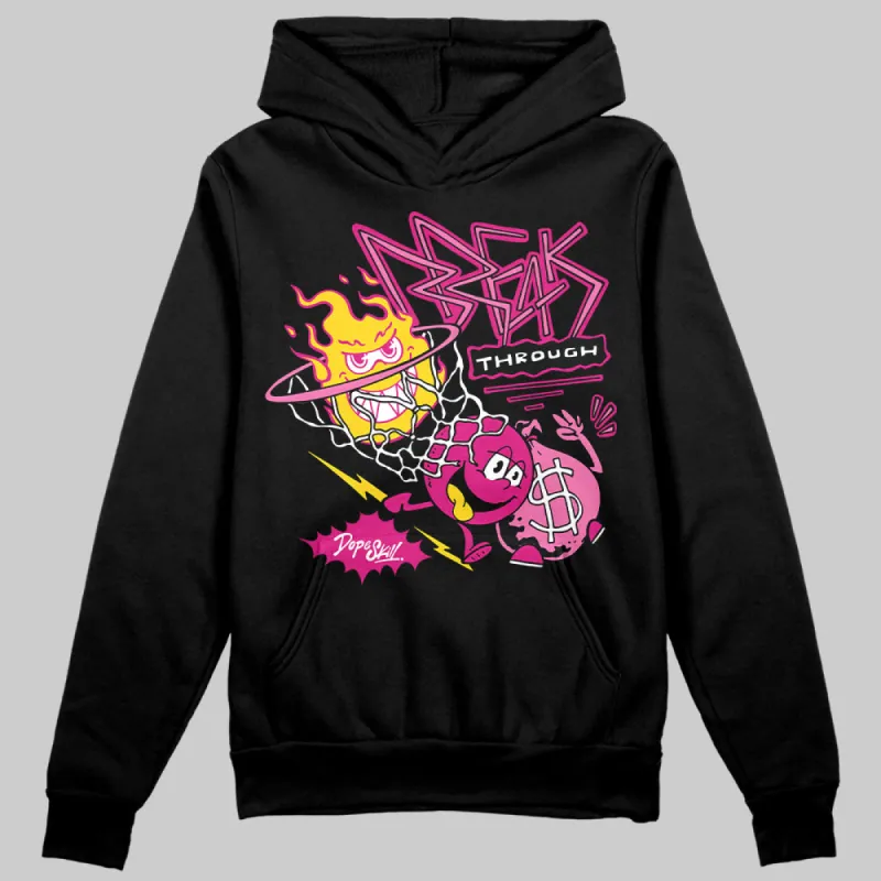 Rick RO Pink Leather Sneakers DopeSkill Hoodie Sweatshirt Break Through Graphic sold by DopeSkill