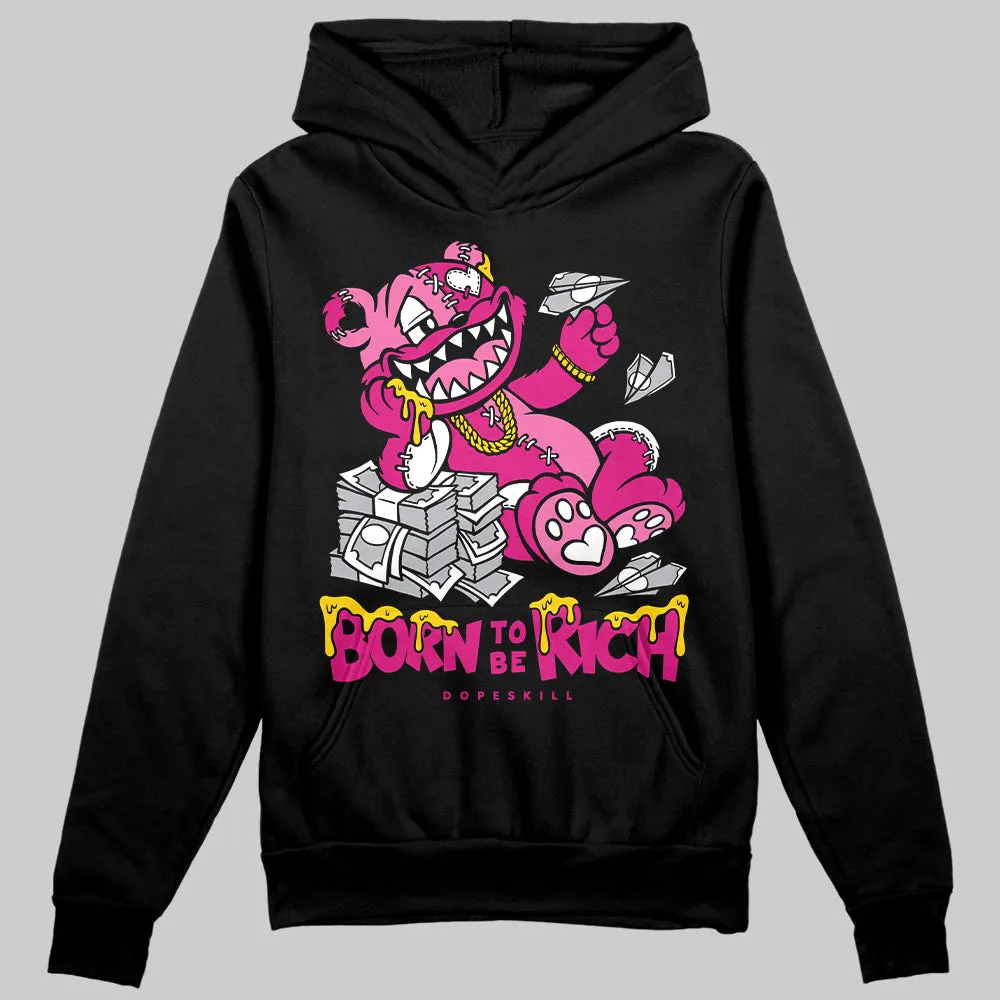 Rick RO Pink Leather Sneakers DopeSkill Hoodie Sweatshirt Born To Be Rich Graphic sold by DopeSkill
