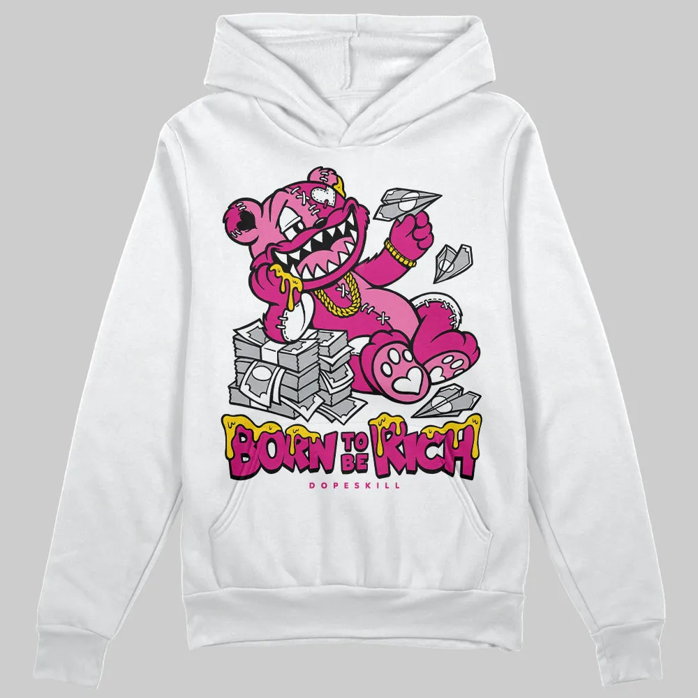 Rick RO Pink Leather Sneakers DopeSkill Hoodie Sweatshirt Born To Be Rich Graphic sold by DopeSkill product image thumbnail 2