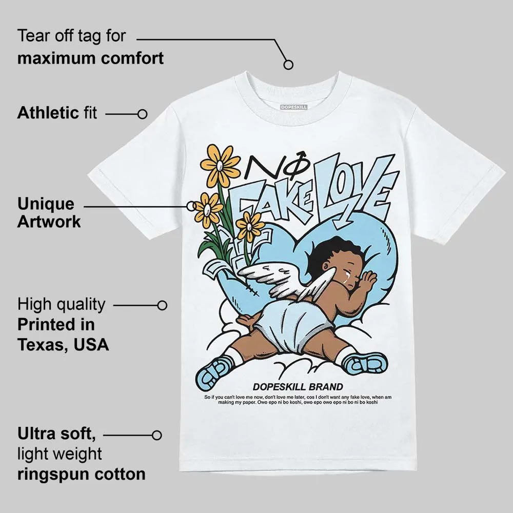 Knu Stack Vintage Satin Dream Blue DopeSkill T-Shirt No Fake Love Graphic sold by DopeSkill product image thumbnail 3