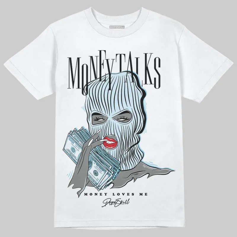 Knu Stack Vintage Satin Dream Blue DopeSkill T-Shirt Money Talks Graphic sold by DopeSkill