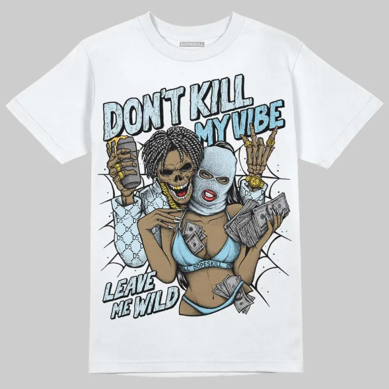 Knu Stack Vintage Satin Dream Blue DopeSkill T-Shirt Don't Kill My Vibe Graphic sold by DopeSkill