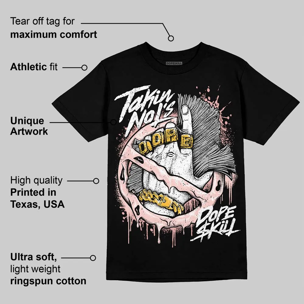 Leather Curb Glitter Pale Pink DopeSkill T-Shirt Takin No L's Graphic sold by DopeSkill product image thumbnail 3