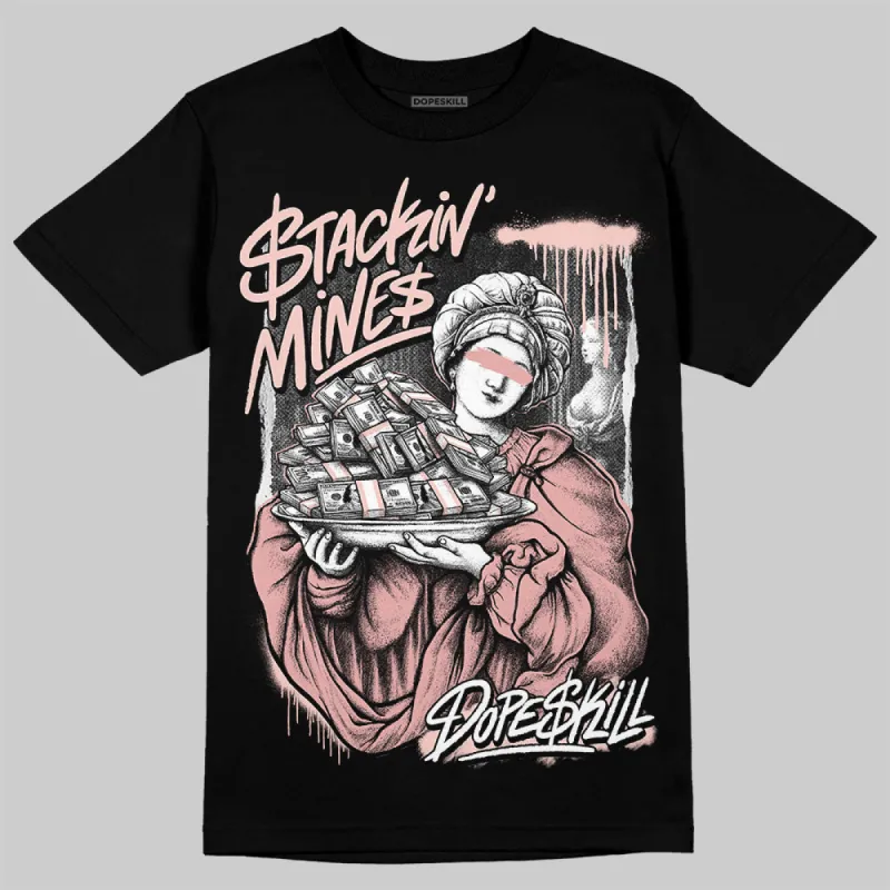 Leather Curb Glitter Pale Pink DopeSkill T-Shirt Stackin Mines Graphic sold by DopeSkill