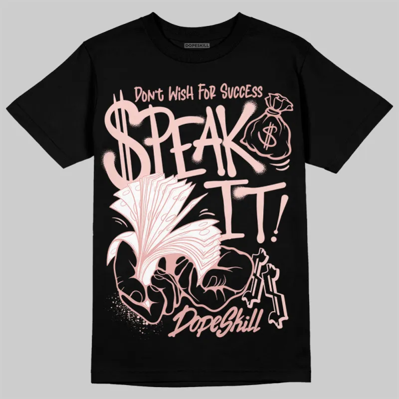 Leather Curb Glitter Pale Pink DopeSkill T-Shirt Speak It Graphic sold by DopeSkill