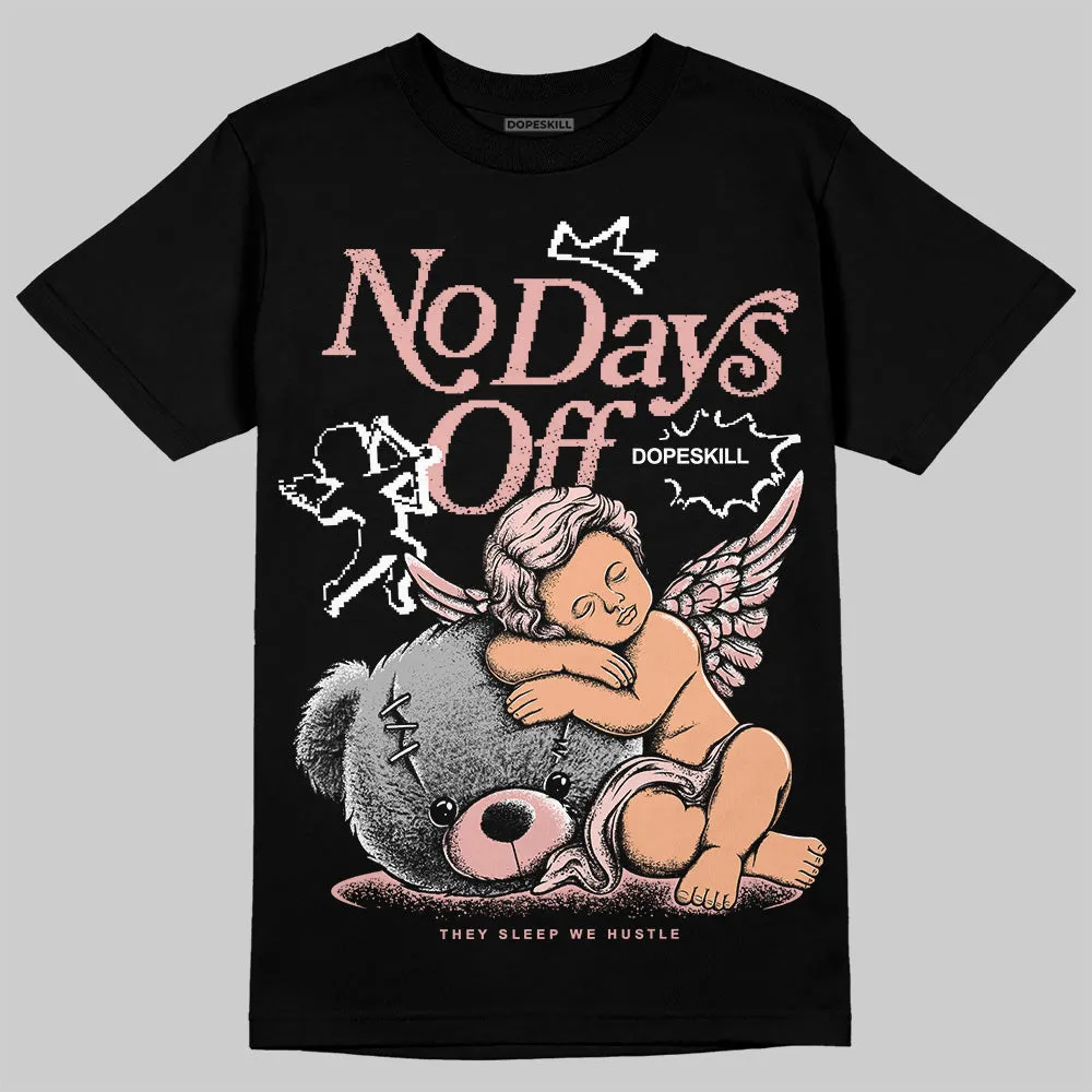 Leather Curb Glitter Pale Pink DopeSkill T-Shirt New No Days Off Graphic sold by DopeSkill
