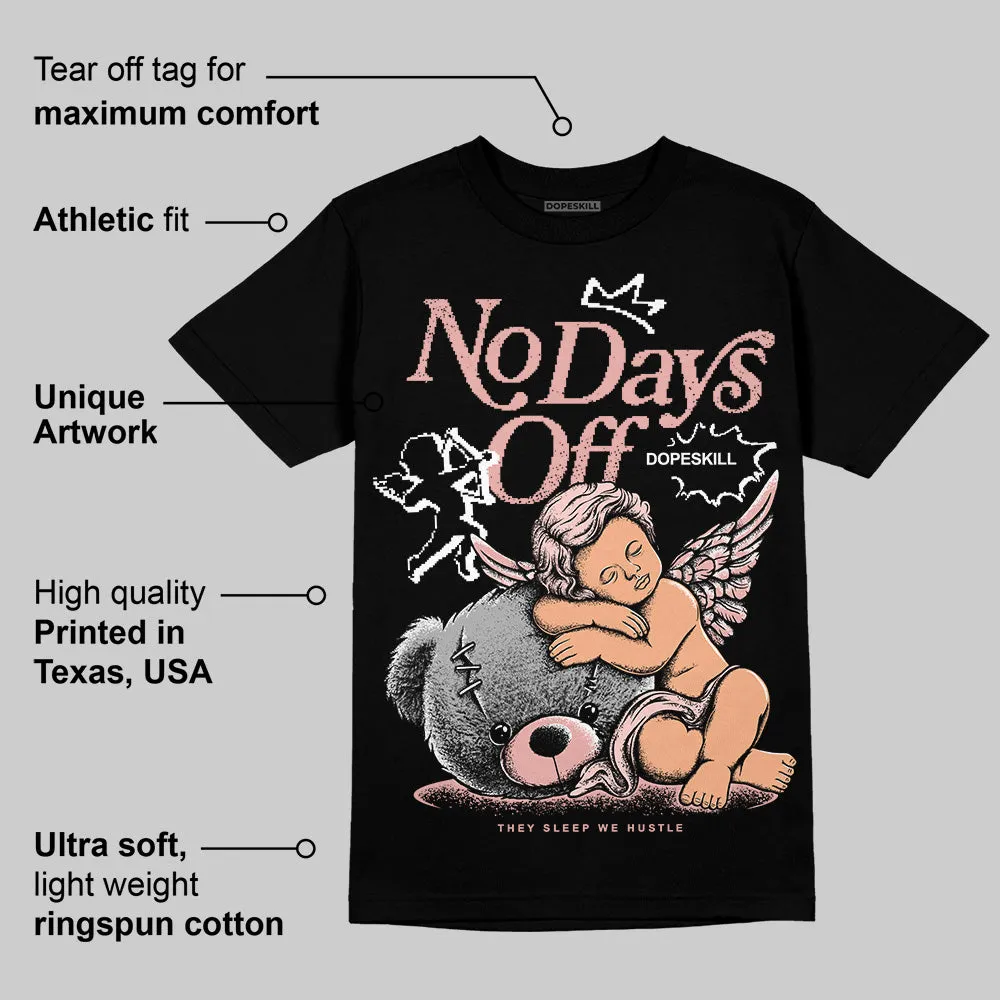 Leather Curb Glitter Pale Pink DopeSkill T-Shirt New No Days Off Graphic sold by DopeSkill product image thumbnail 3