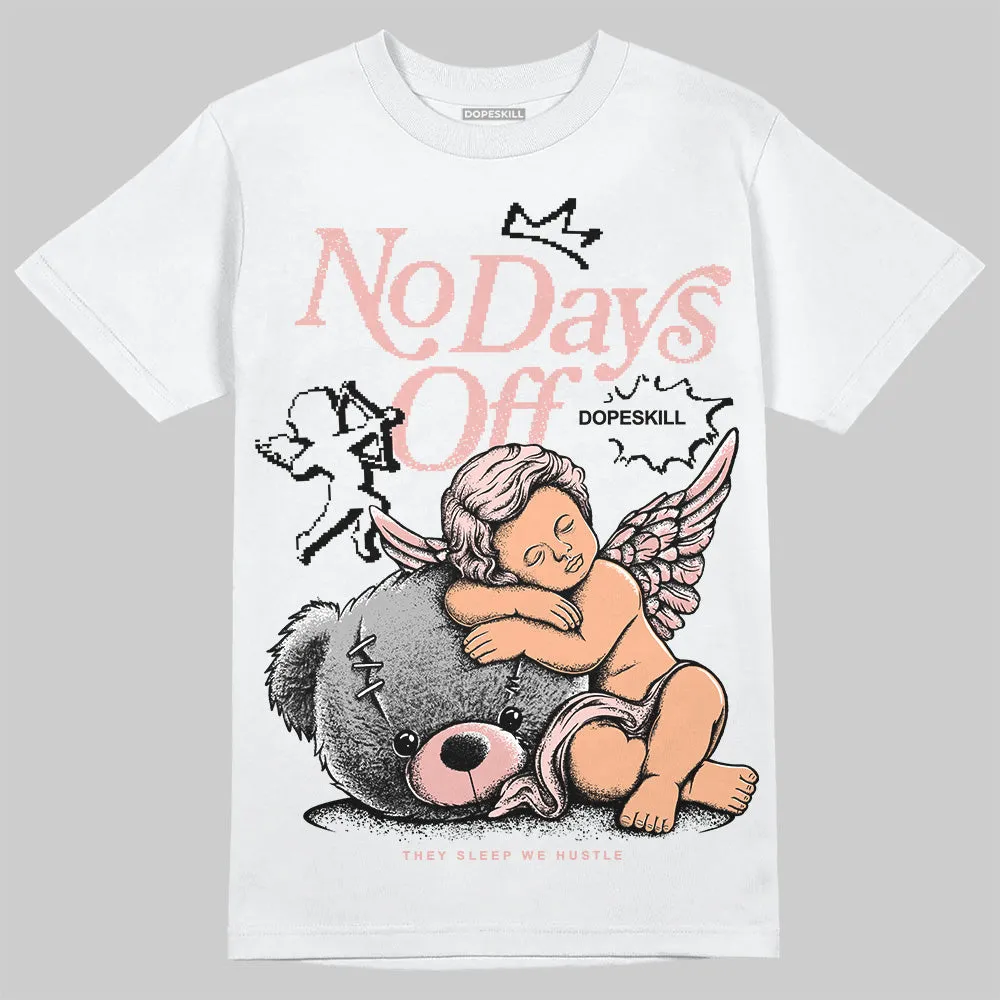 Leather Curb Glitter Pale Pink DopeSkill T-Shirt New No Days Off Graphic sold by DopeSkill product image thumbnail 2