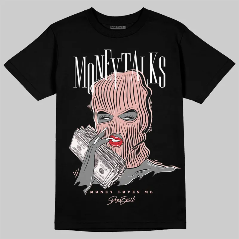 Leather Curb Glitter Pale Pink DopeSkill T-Shirt Money Talks Graphic sold by DopeSkill