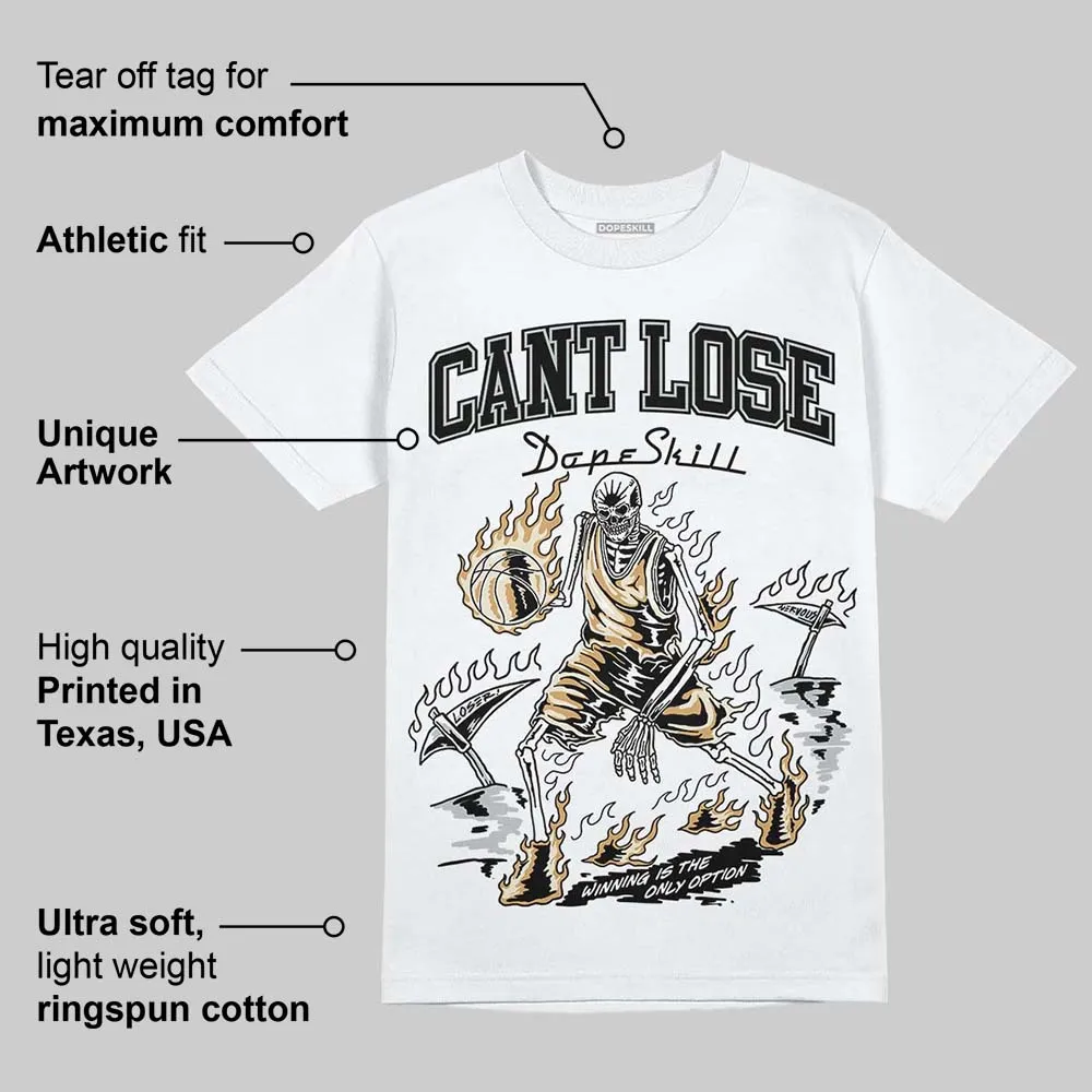 Reverse Metallic 5s DopeSkill T-Shirt Cant Lose Graphic sold by DopeSkill product image thumbnail 3