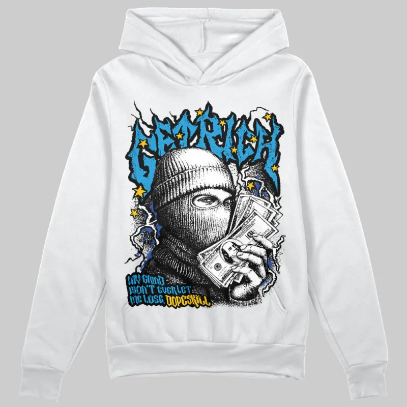 Royal Blue Collection DopeSkill Hoodie Sweatshirt New Get Rich Graphic sold by DopeSkill