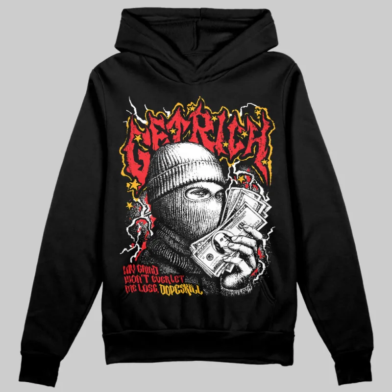 Red Collection DopeSkill Hoodie Sweatshirt New Get Rich Graphic sold by DopeSkill