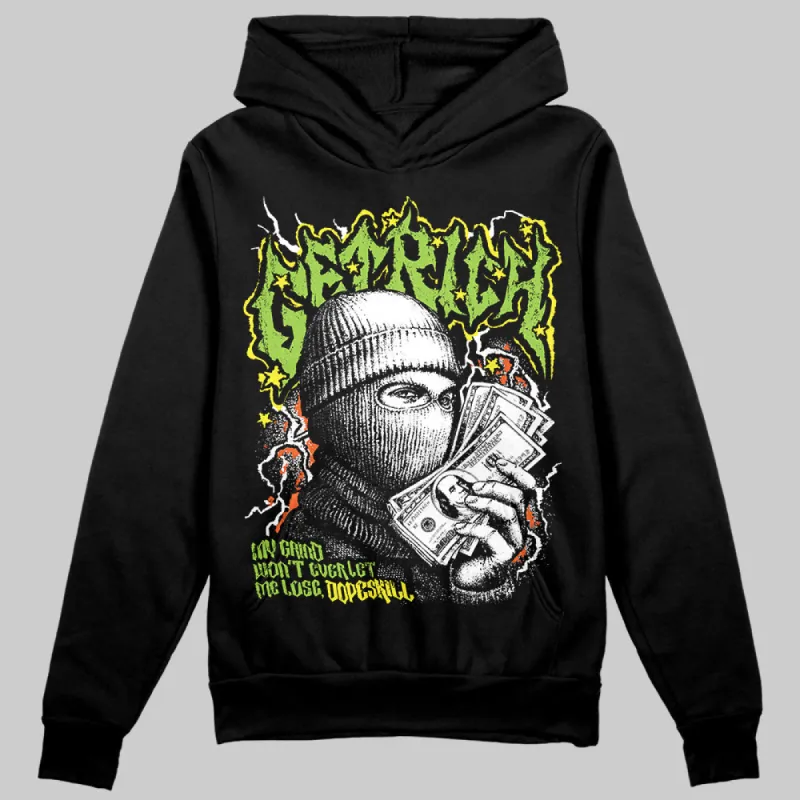 Neon Green Collection DopeSkill Hoodie Sweatshirt New Get Rich Graphic sold by DopeSkill