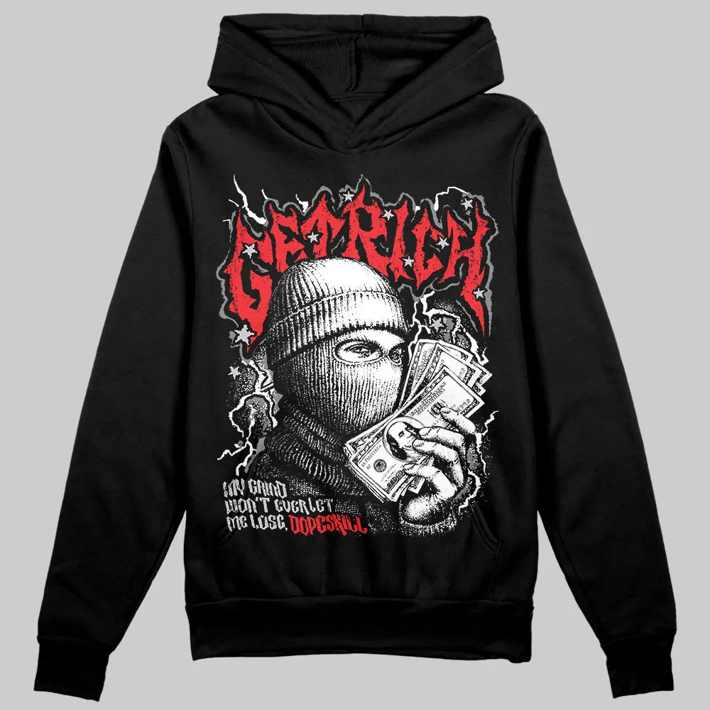 Grey Collection DopeSkill Hoodie Sweatshirt New Get Rich Graphic sold by DopeSkill product image thumbnail 2