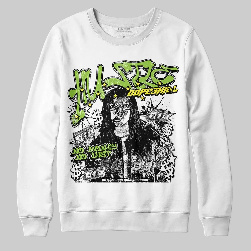 Neon Green Collection DopeSkill Sweatshirt No Money No Lust Graphic sold by DopeSkill product image thumbnail 2
