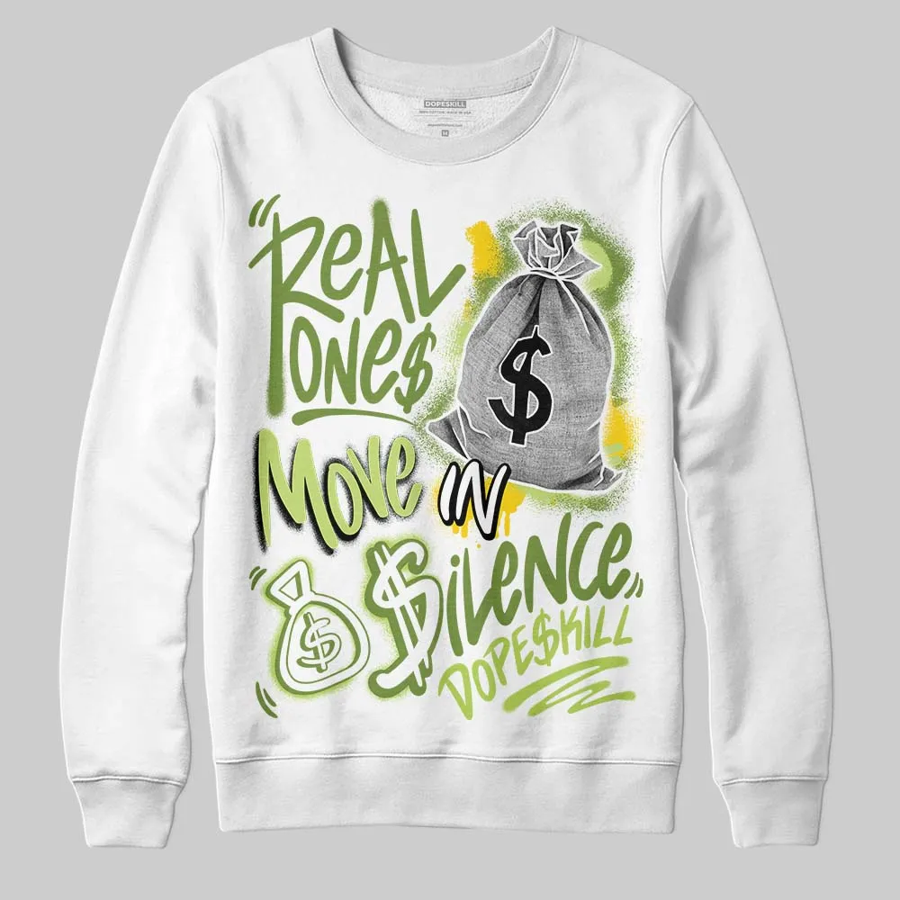 SB Dunks Fruity Pack - Green Apple DopeSkill Sweatshirt Real Ones Move In Silence Graphic sold by DopeSkill