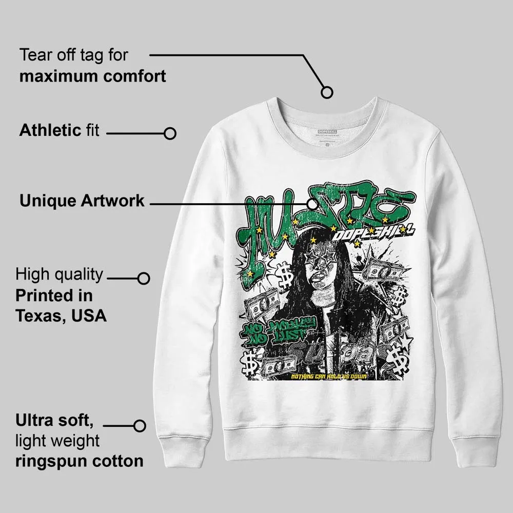 Green Collection DopeSkill Sweatshirt No Money No Lust Graphic sold by DopeSkill product image thumbnail 3