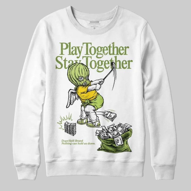 SB Dunks Fruity Pack - Green Apple DopeSkill Sweatshirt Play together, Stay together Graphic sold by DopeSkill