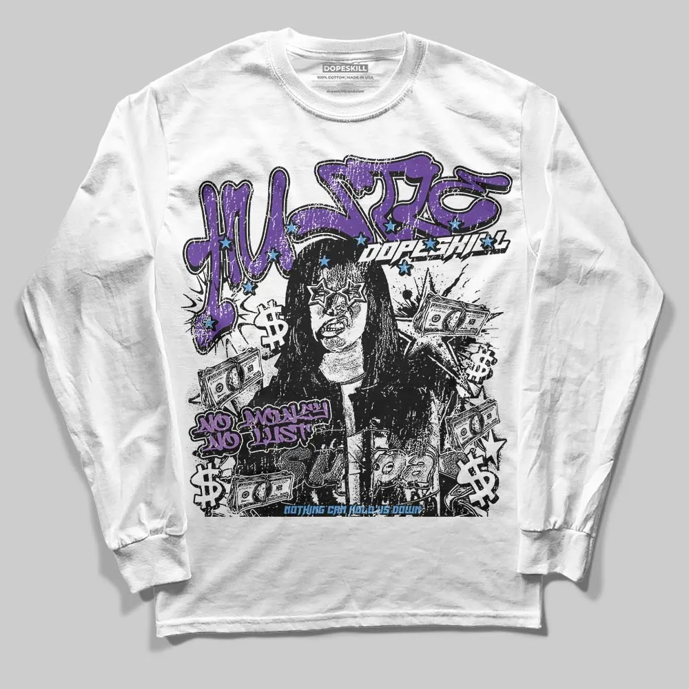 PURPLE Collection DopeSkill Long Sleeve T-Shirt No Money No Lust Graphic sold by DopeSkill product image thumbnail 2