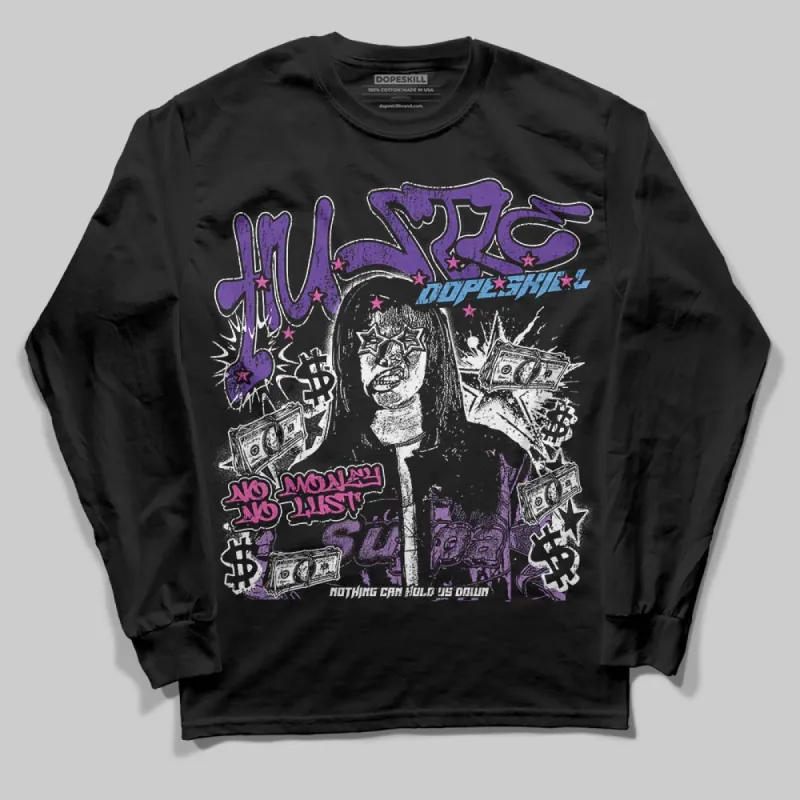 PURPLE Collection DopeSkill Long Sleeve T-Shirt No Money No Lust Graphic sold by DopeSkill