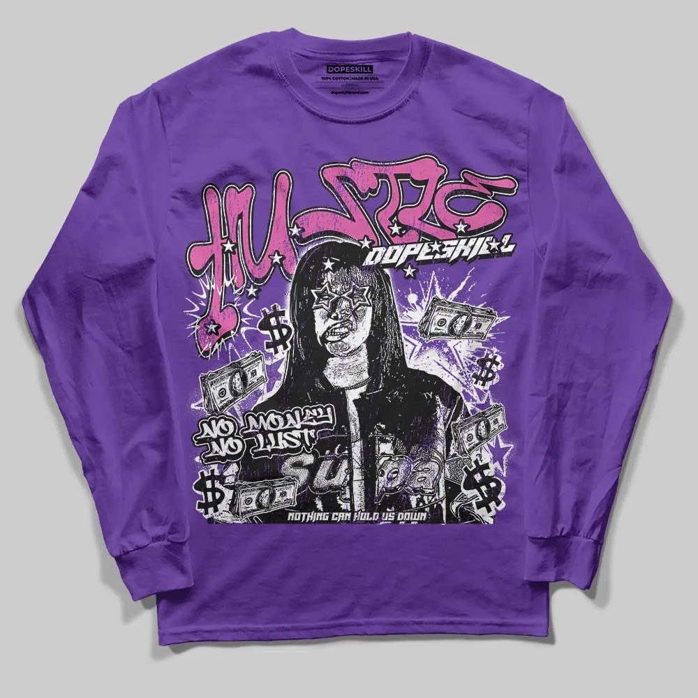 PURPLE Collection DopeSkill Long Sleeve T-Shirt No Money No Lust Graphic sold by DopeSkill product image thumbnail 3