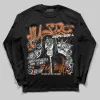 Orange Black White DopeSkill Long Sleeve T-Shirt No Money No Lust Graphic sold by DopeSkill