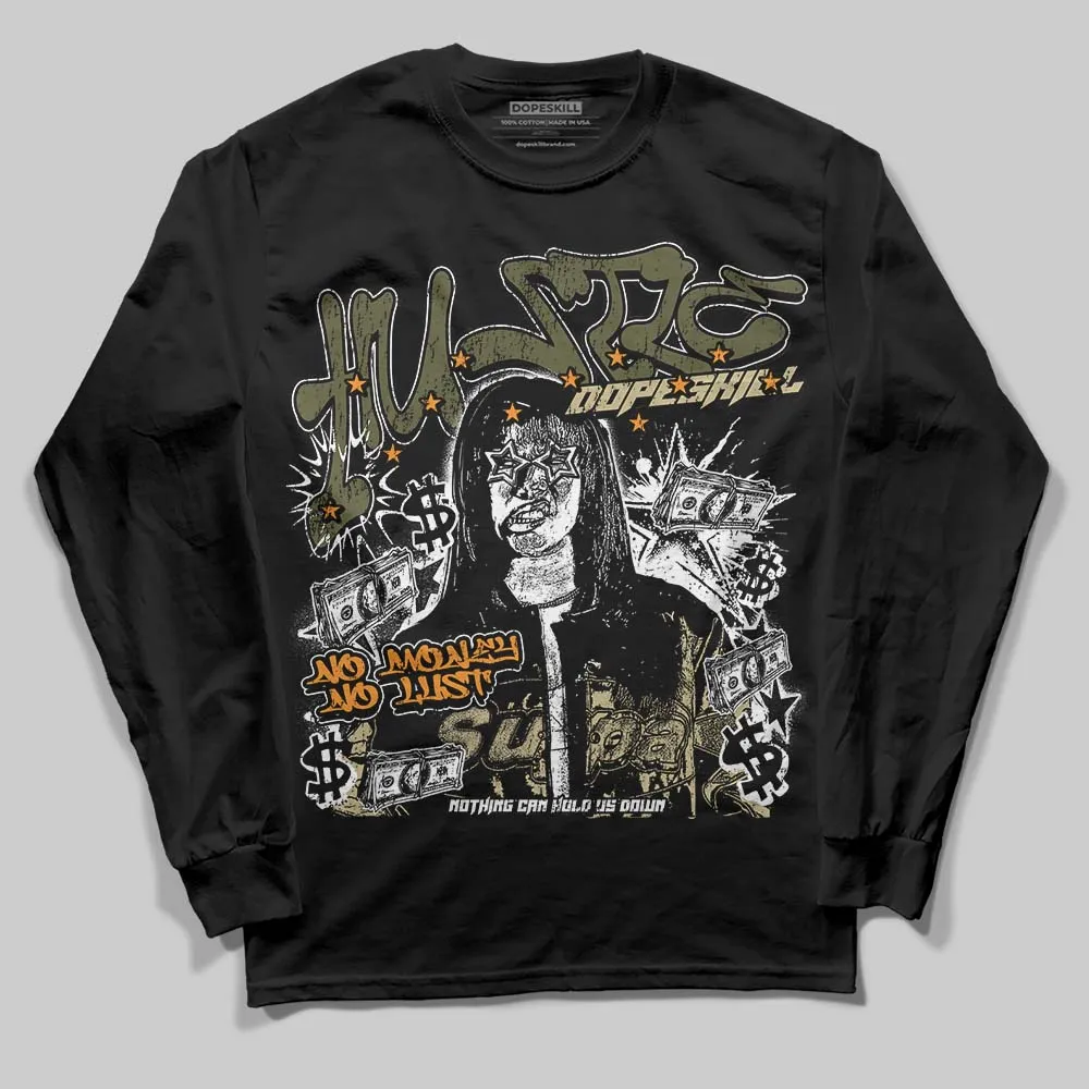 Olive Collection DopeSkill Long Sleeve T-Shirt No Money No Lust Graphic sold by DopeSkill product image thumbnail 2