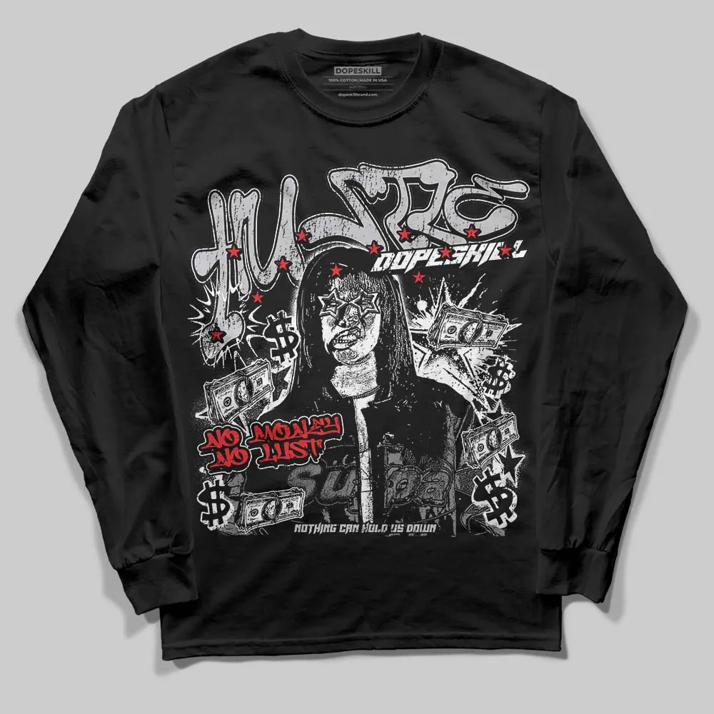 Grey Collection DopeSkill Long Sleeve T-Shirt No Money No Lust Graphic sold by DopeSkill product image thumbnail 2
