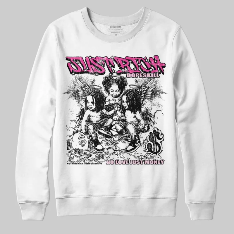 Pink Collection DopeSkill Sweatshirt Just Rich Graphic sold by DopeSkill