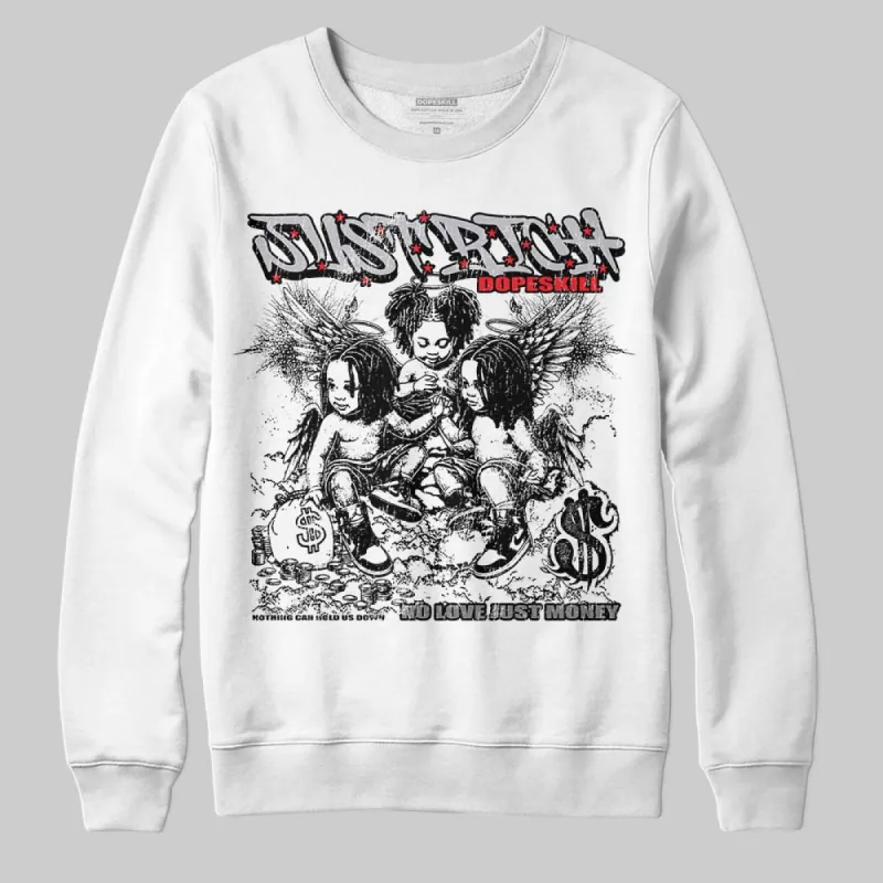 Grey Collection DopeSkill Sweatshirt Just Rich Graphic sold by DopeSkill
