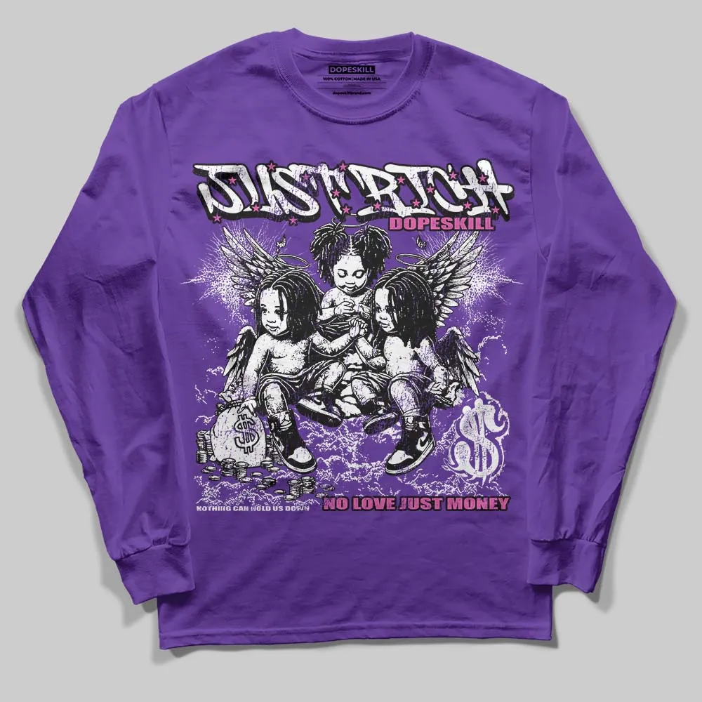 PURPLE Collection DopeSkill Long Sleeve T-Shirt Just Rich Graphic sold by DopeSkill product image thumbnail 3